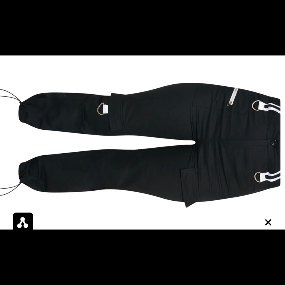 Black cargo pants